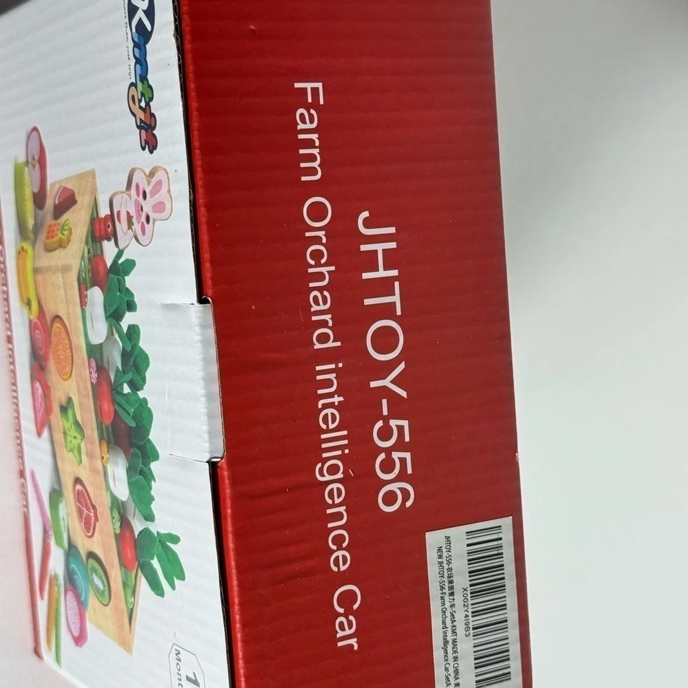 KMTJT Toddlers Wooden Toys Farm Orchard Intelligence Car New Open Box